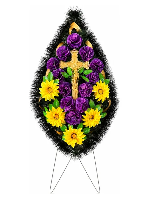 Coroană funerară V-03, varianta 4