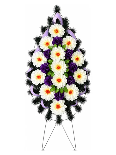 Coroană funerară V-04, varianta 3