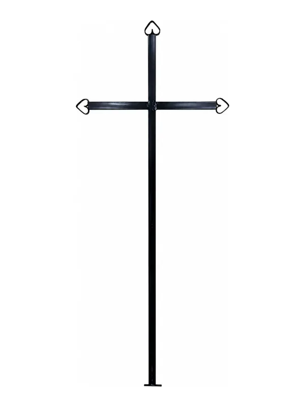 Cruce funerară, metal, model C-16