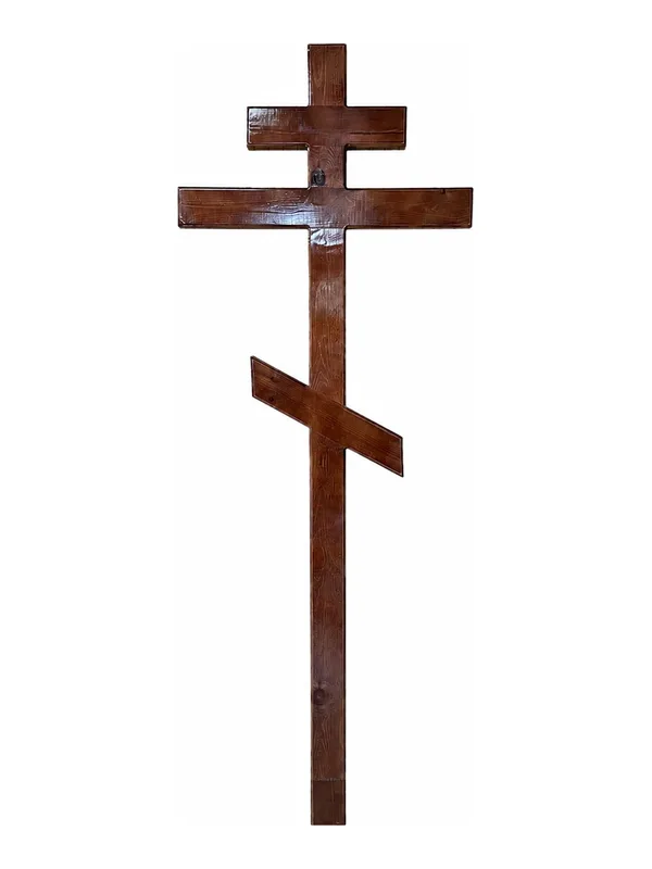 Cruce funerară, lemn, model C-18